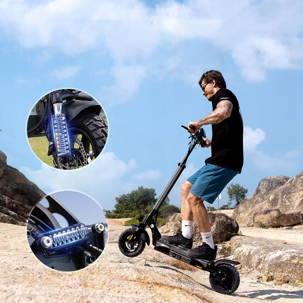 Electric Scooter Professional Off-road Adults HD Screen 45KM 14Ah 10" 1000w Manufacturer code Folding Electric Vehicles Electric Scooter