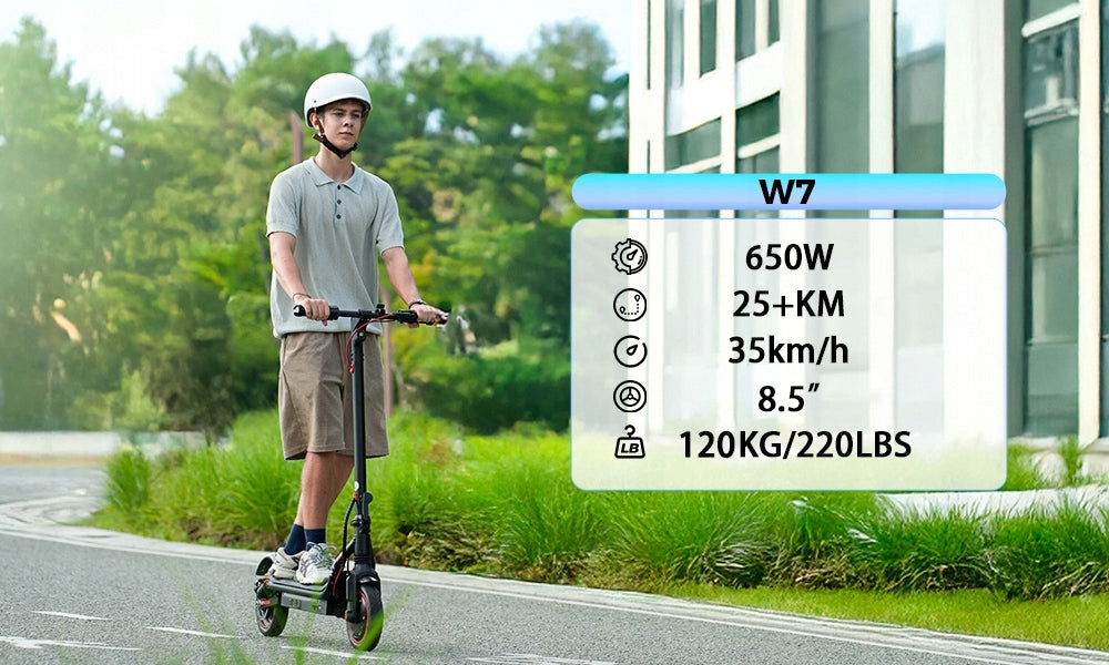 Electric Scooter for Adults, Foldable, City Use, Up to 37 Miles Range, Black, 4 Speeds, 650W Motor Model Electric Vehicle Foldable