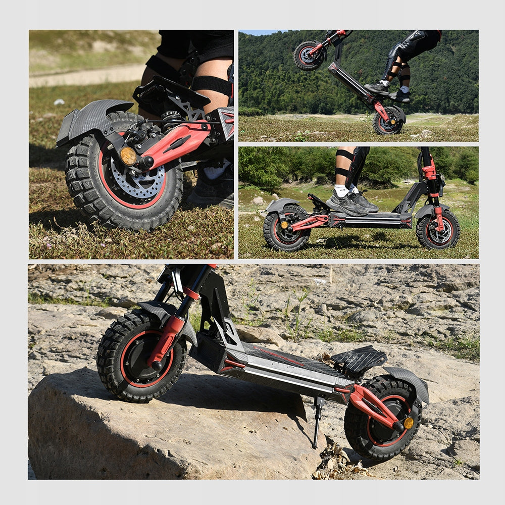Electric Scooter for Adults TWOFISH TW4 PRO 60V23AH Power 1640W*2 11“ Weight 29 kg