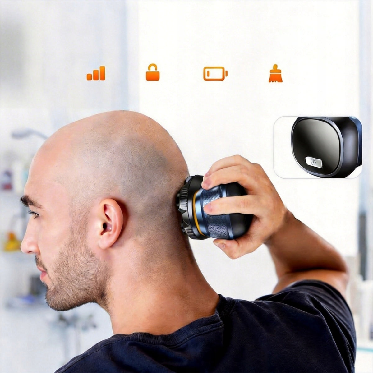 Electric Shaver for Head, IPX6 Wireless Shaver Brand no brand