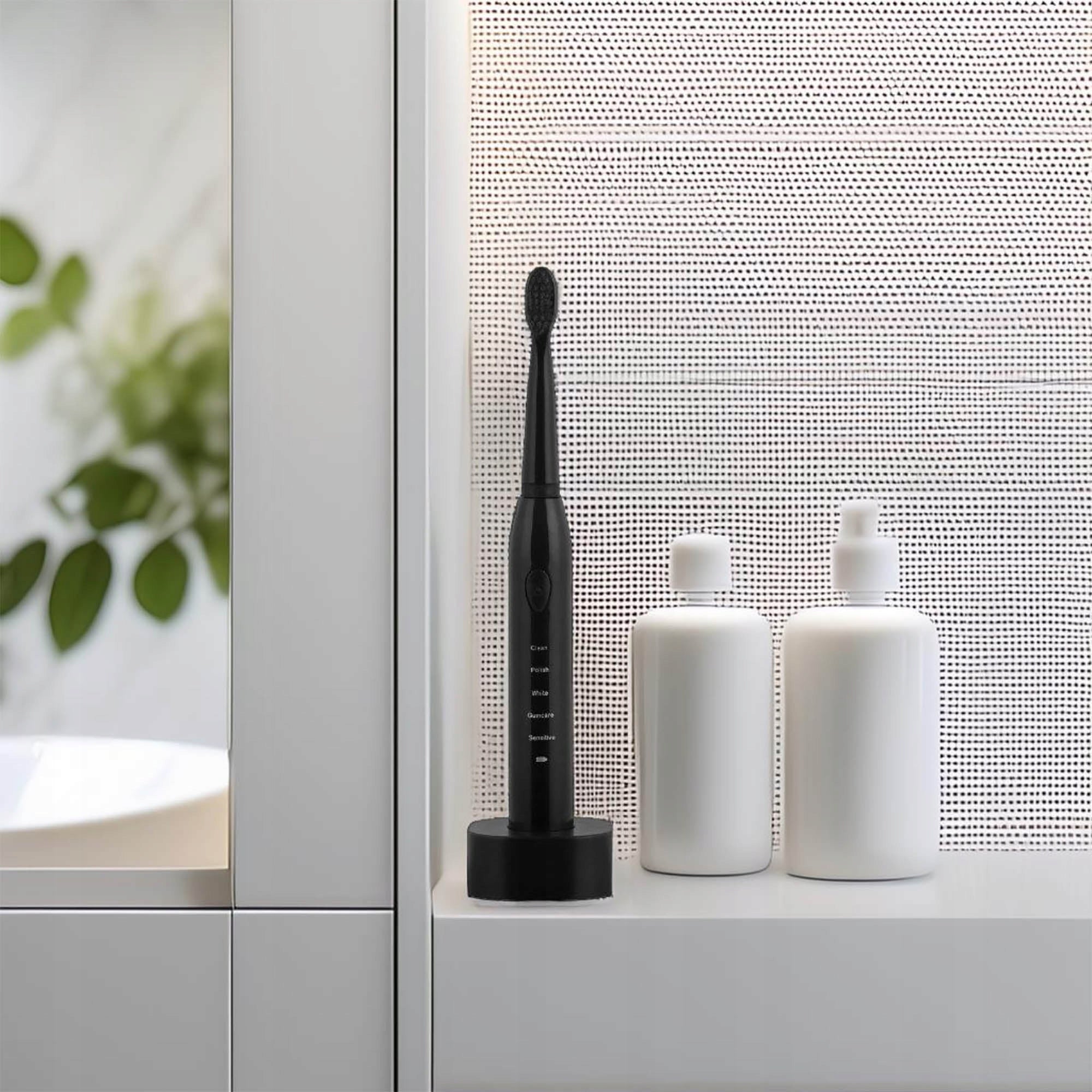 Electric Sonic Toothbrush Brush 12 Tips IPX7 Medical device no