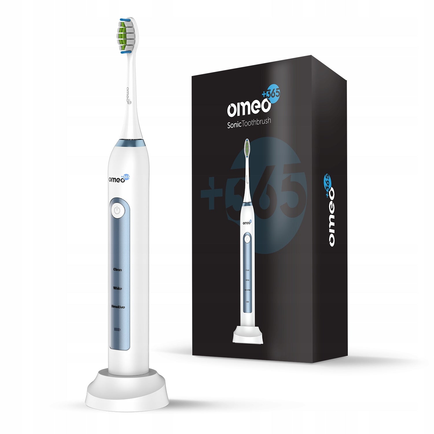 Electric Sonic Toothbrush OMEO +365 Classic White EAN (GTIN) 5904305404059