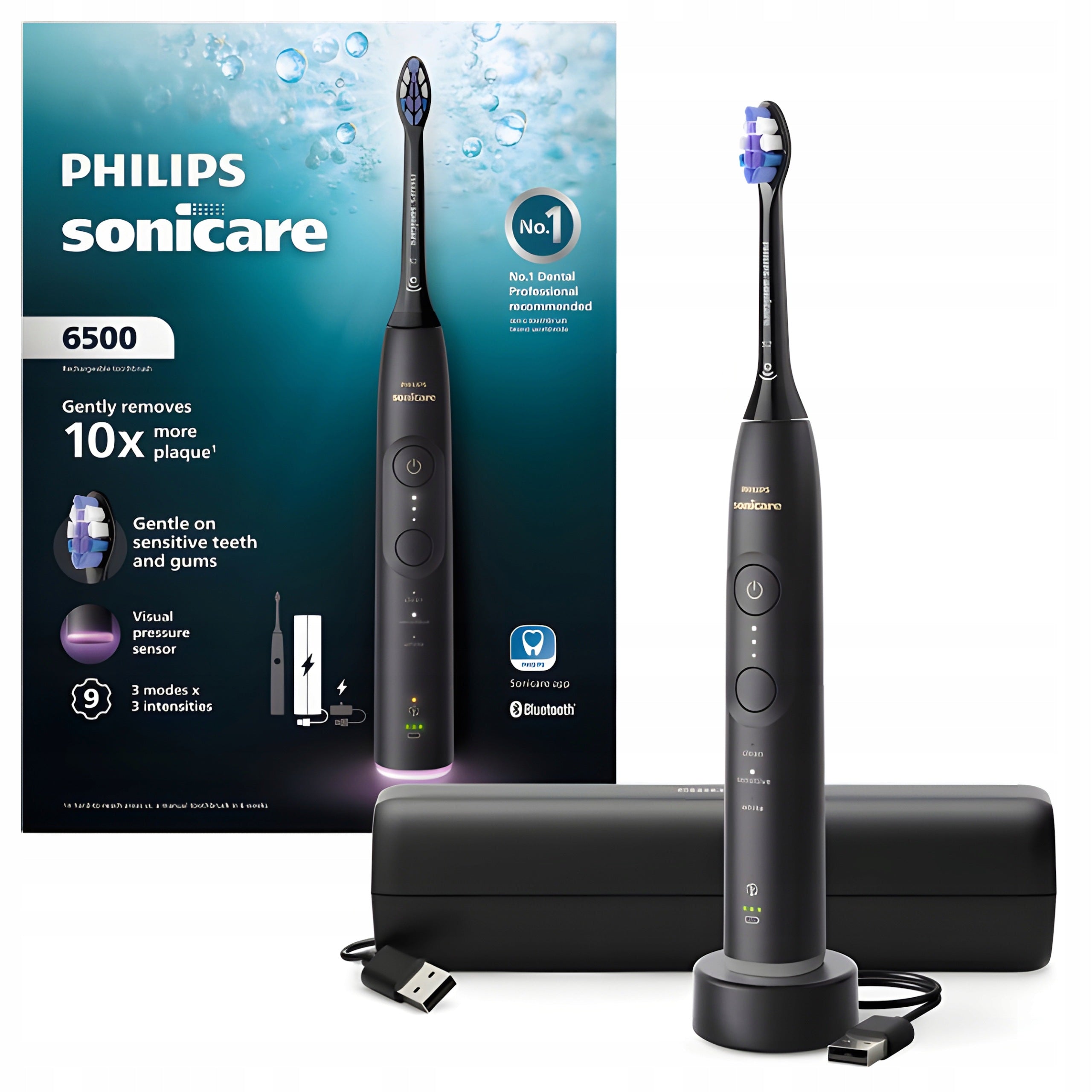 Electric Sonic Toothbrush Philips Sonicare HX7411/10 Black