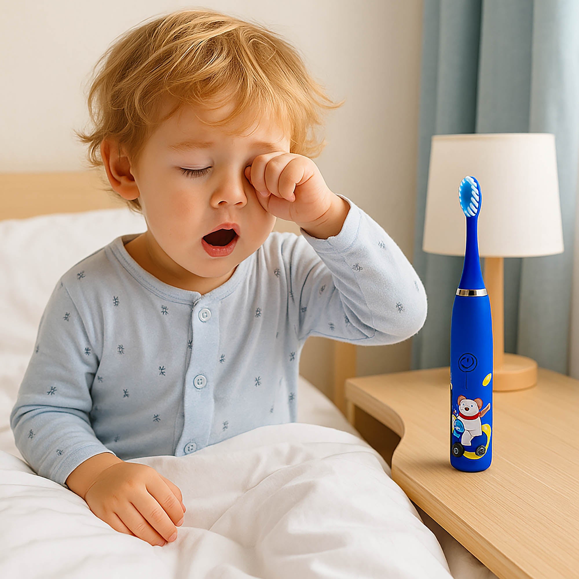 Electric Sonic Toothbrush for Gums for Children + 12 Tips Packaging status original