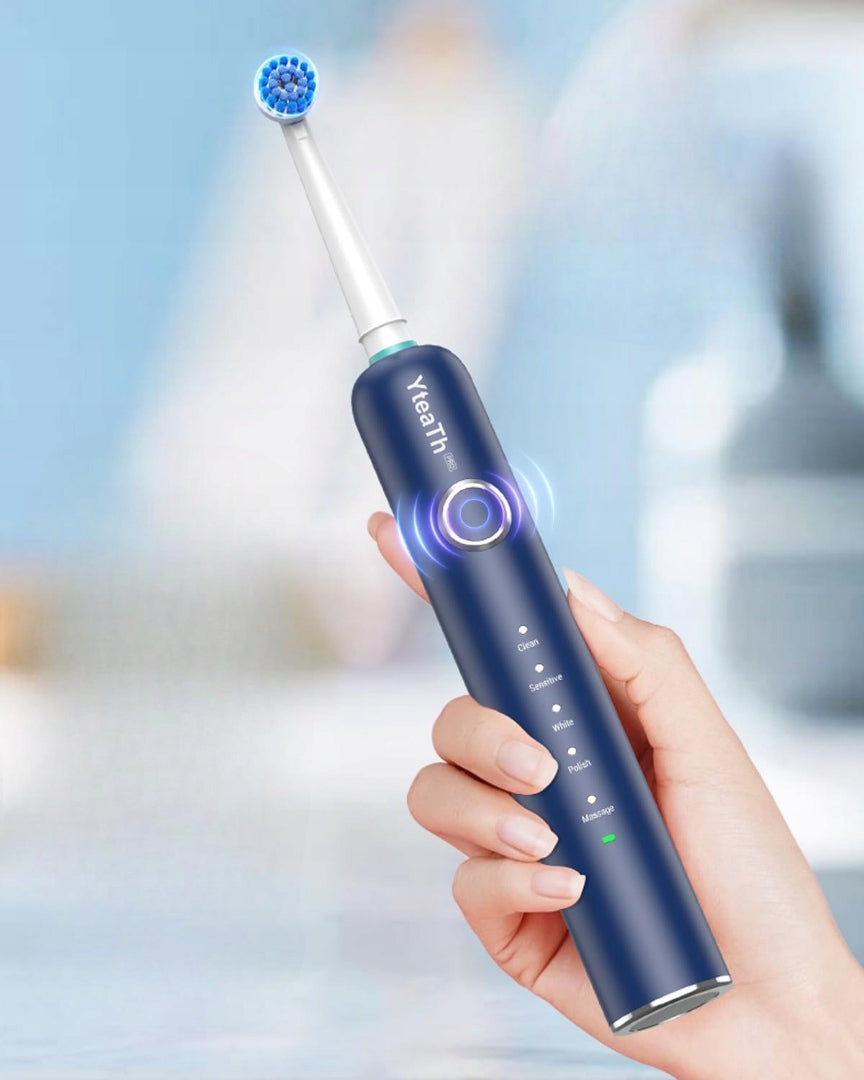 Electric Toothbrush 8 Tips Blue YteaTh Y06 Medical device yes