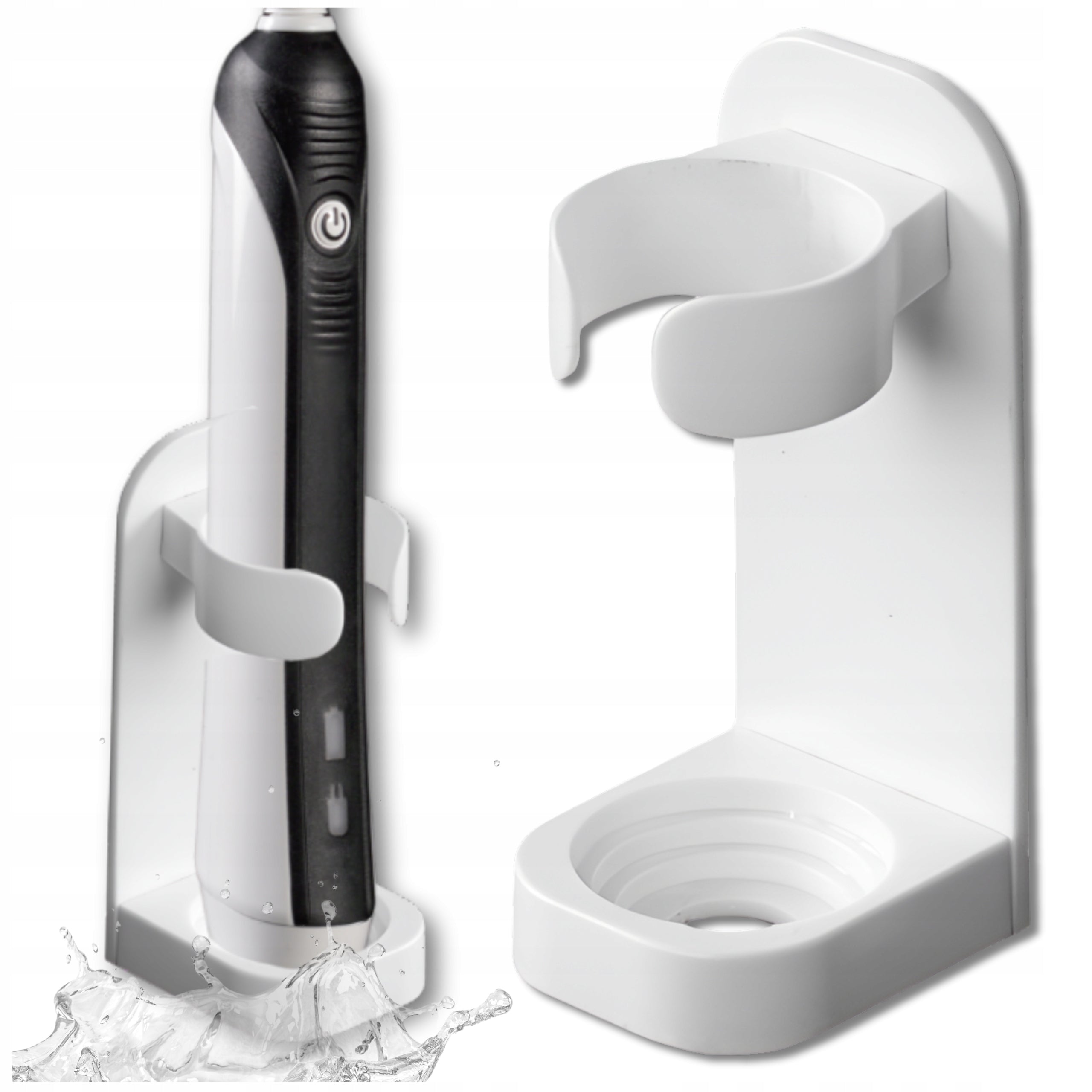 Electric Toothbrush Holder Wall Mounted Bathroom Hanger Brand no brand