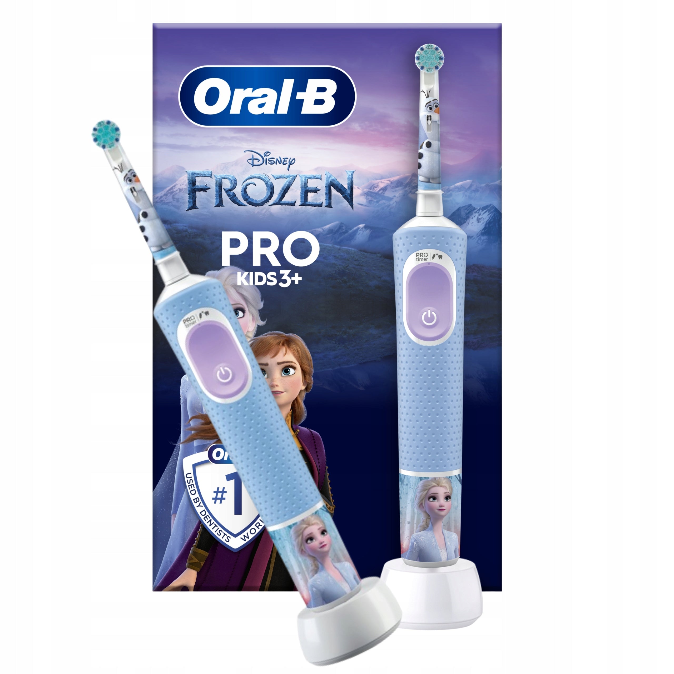 Electric Toothbrush Oral-B Pro Kids Frozen Safe Interactive