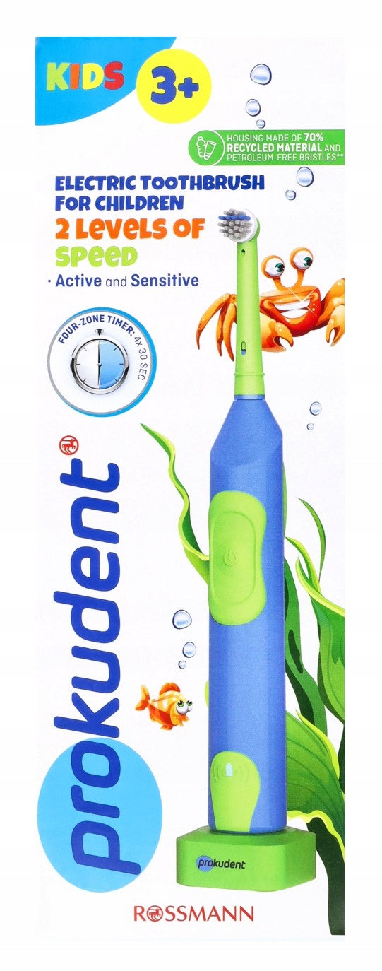 Electric Toothbrush PROKUDENT KIDS 3+ for children blue