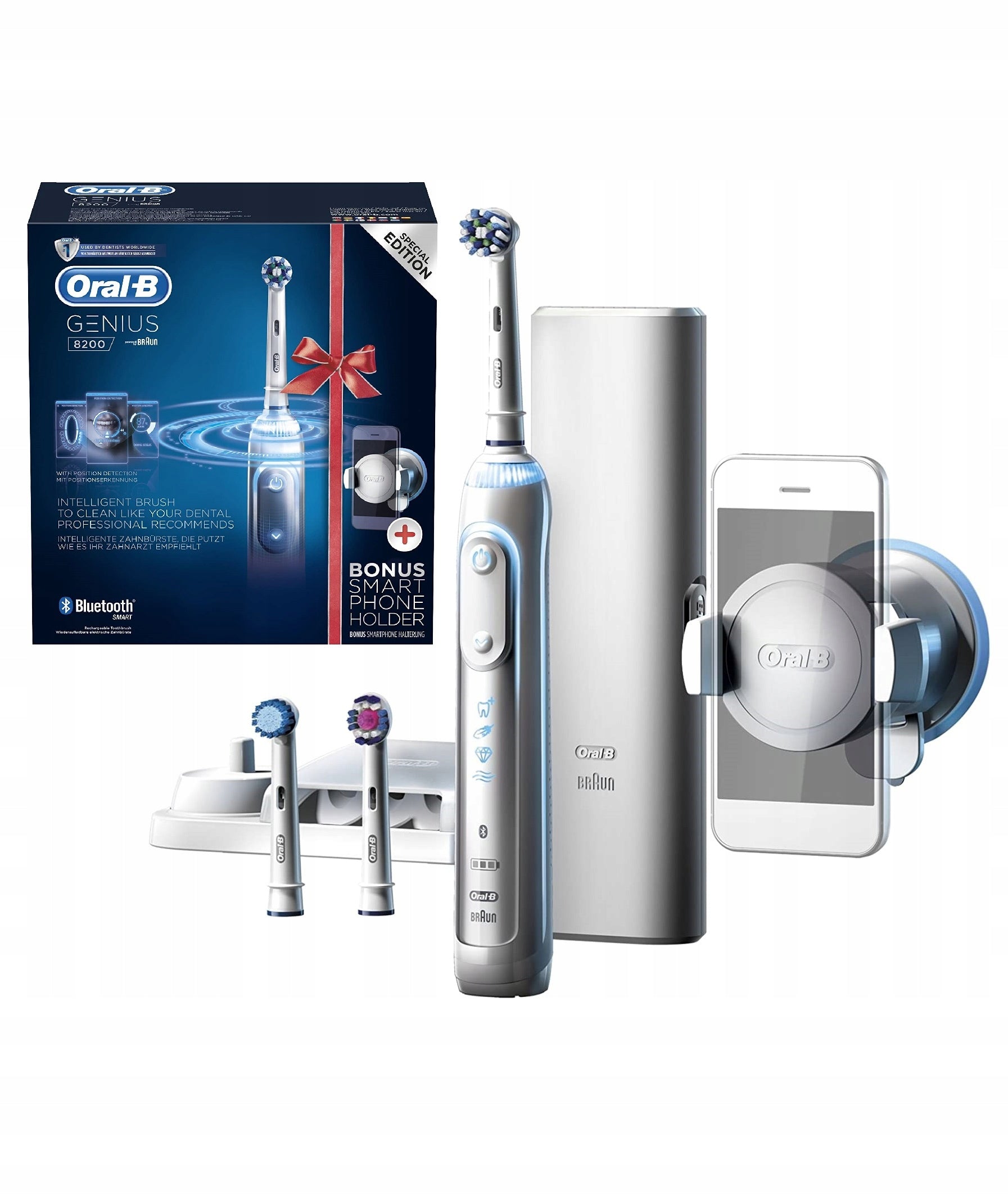 Electric Toothbrush Pulsed Oscillating Bluetooth Oral-B Genius 8200