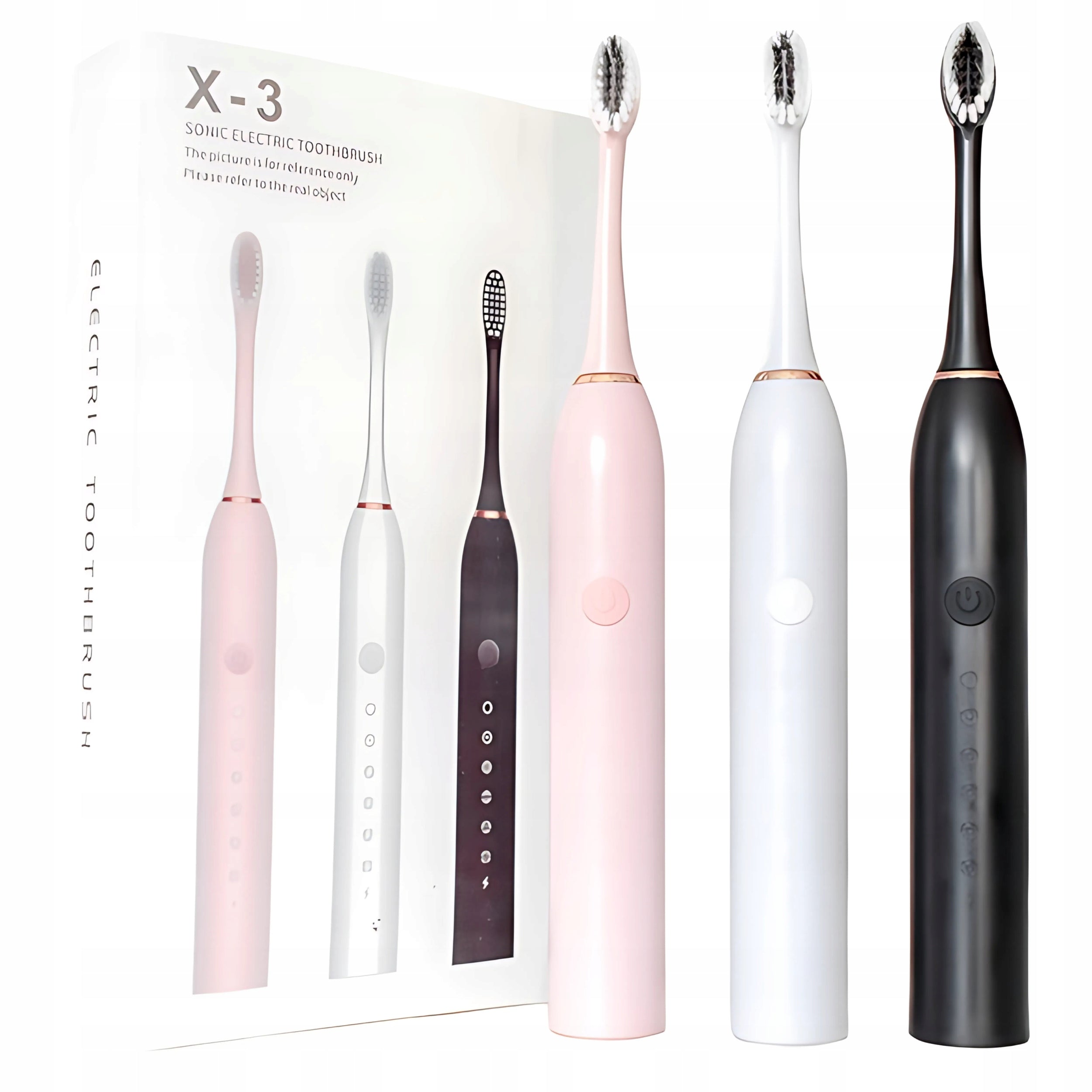 Electric Toothbrush Sonic 4 Tips For Children and Adults Brand no brand