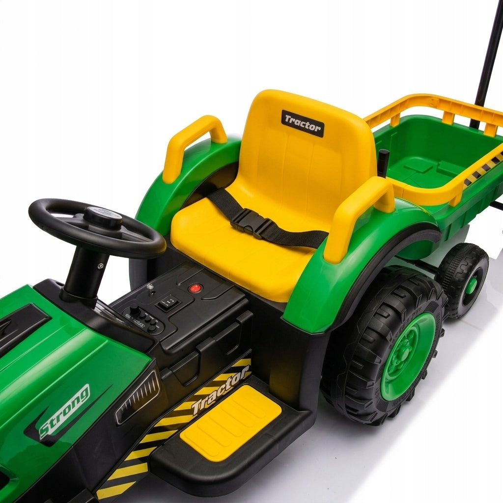 Electric Tractor with Trailer and Drawbar 12V7ah Remote Control LED Lights Packaging status original