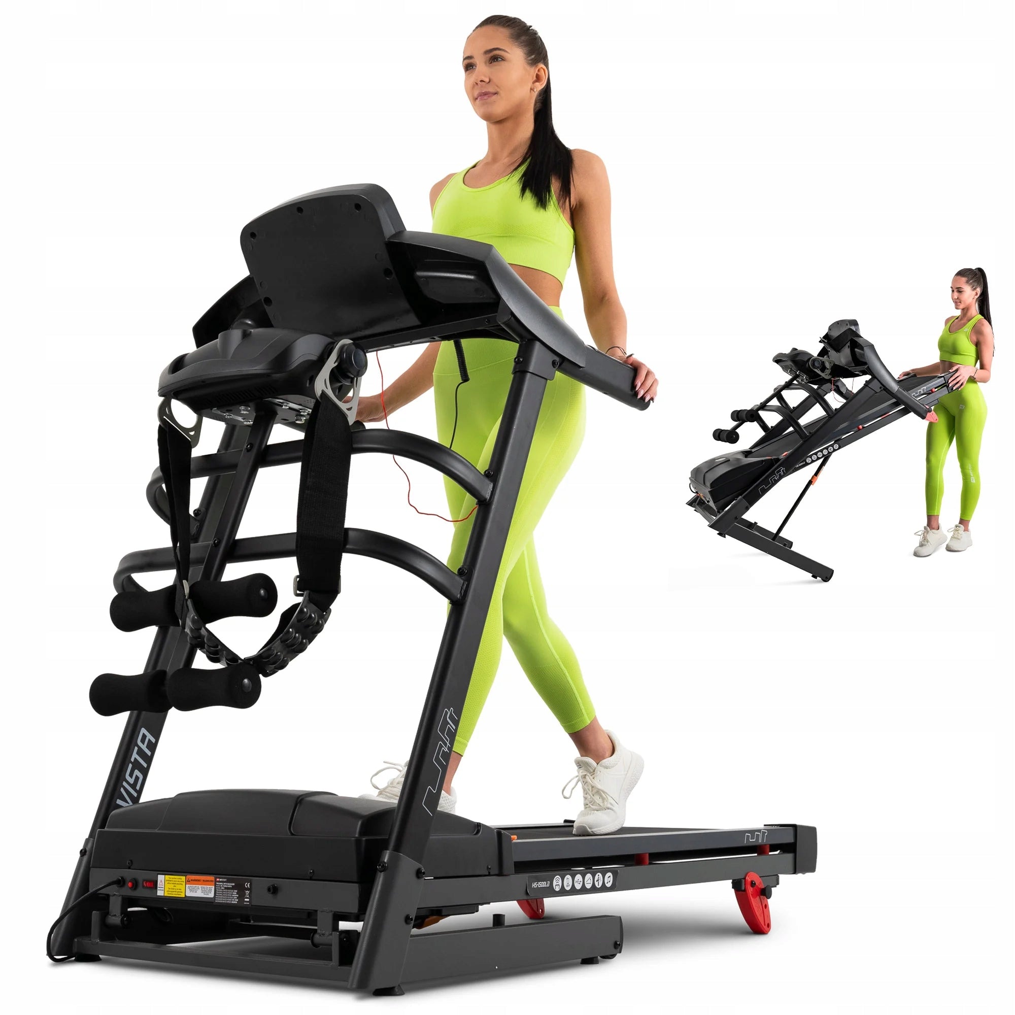 Electric Treadmill 2KM with Massager Folding Reg. Angle Slope 16km/h