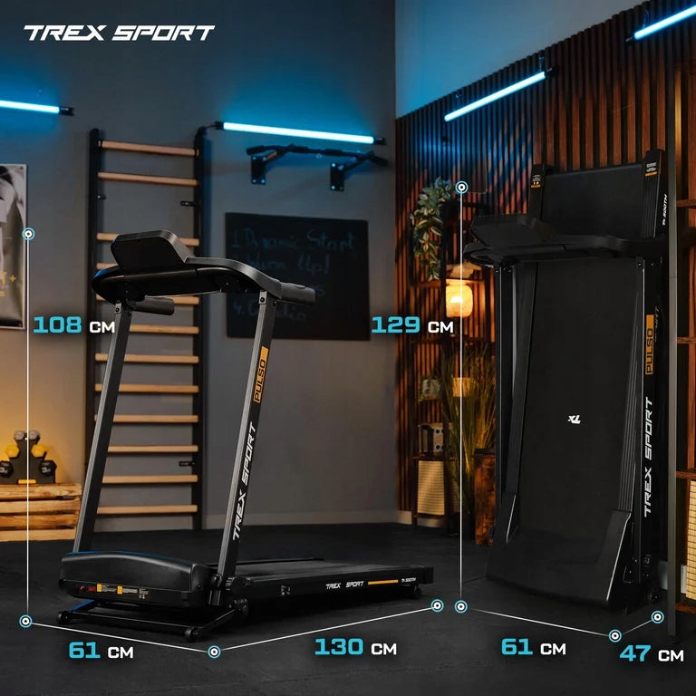 Electric Treadmill Folding Home Training Shock Absorption PULSO TREX SPORT Manufacturer code TX-500TM PULSO
