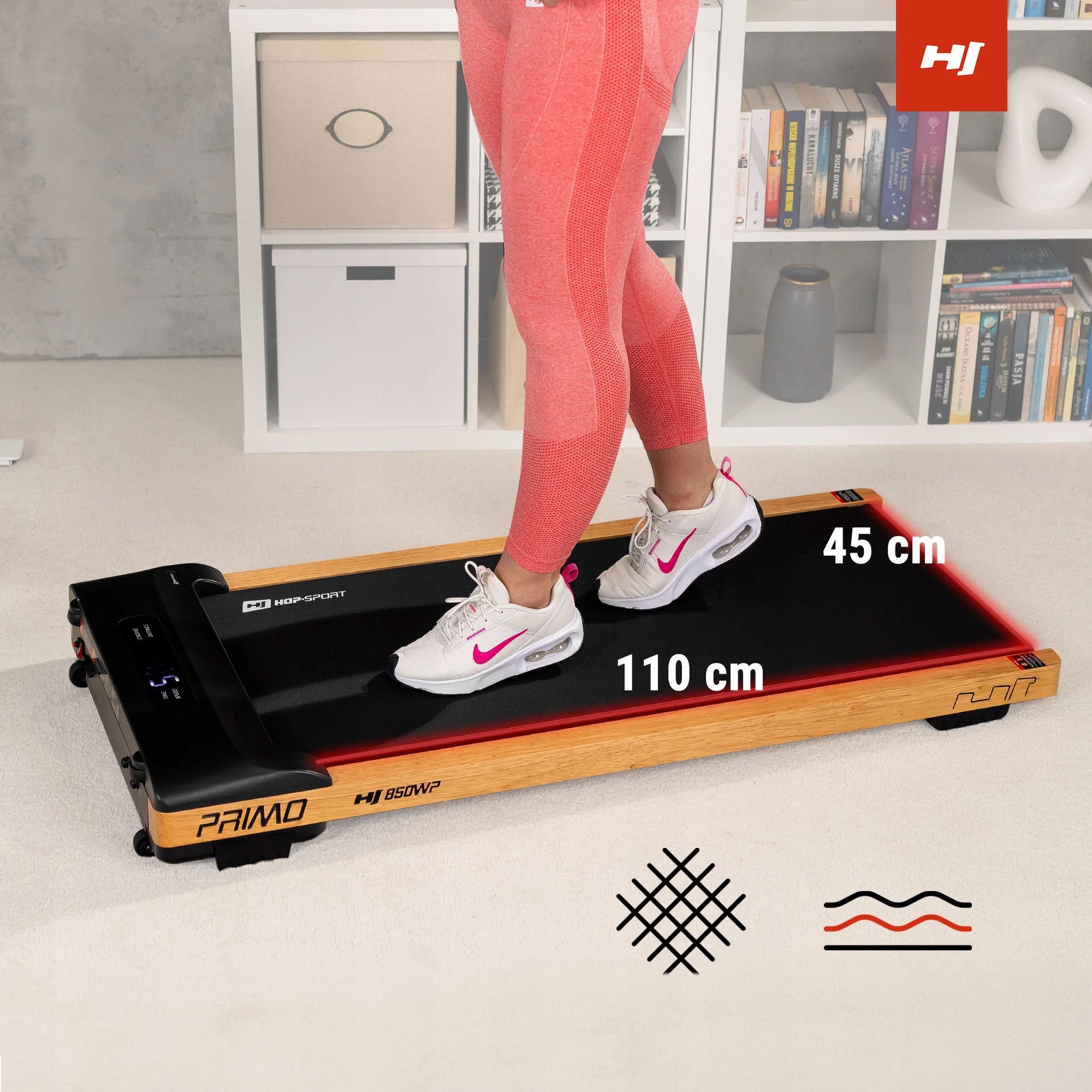 Electric Treadmill Folding Home Walking 2,5KM Wide Belt 45cm 120kg Kind electric