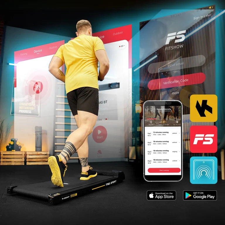 Electric Treadmill Home Training Under Bed Walkingpad AERO TREX SPORT Brand Trex Sport