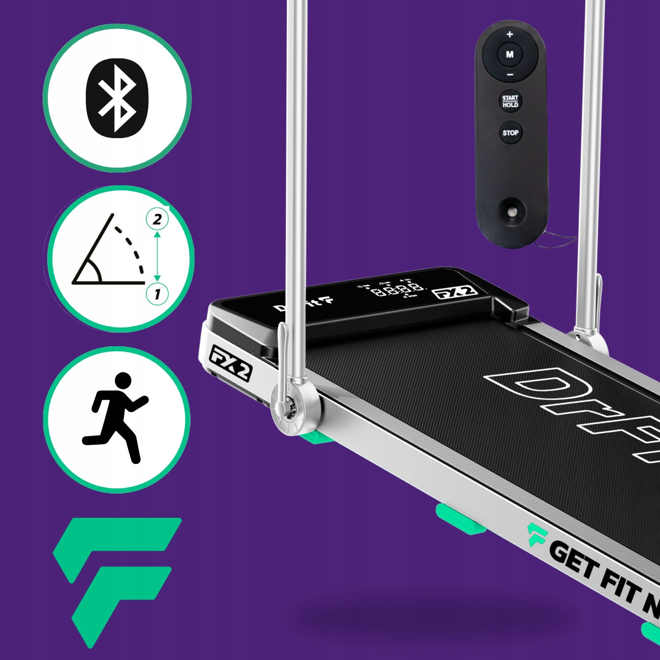 Electric Treadmill for Fitness Walking Pad Home Treadmill Up to 10 KM/H DrFit Packaging status original