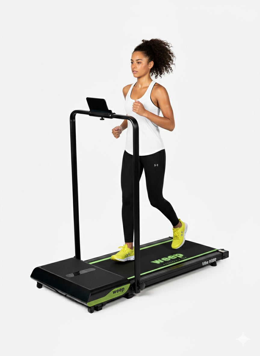 Electric Treadmill with Vibration Platform 2in1 Folding Under Bed WEEP VIBE