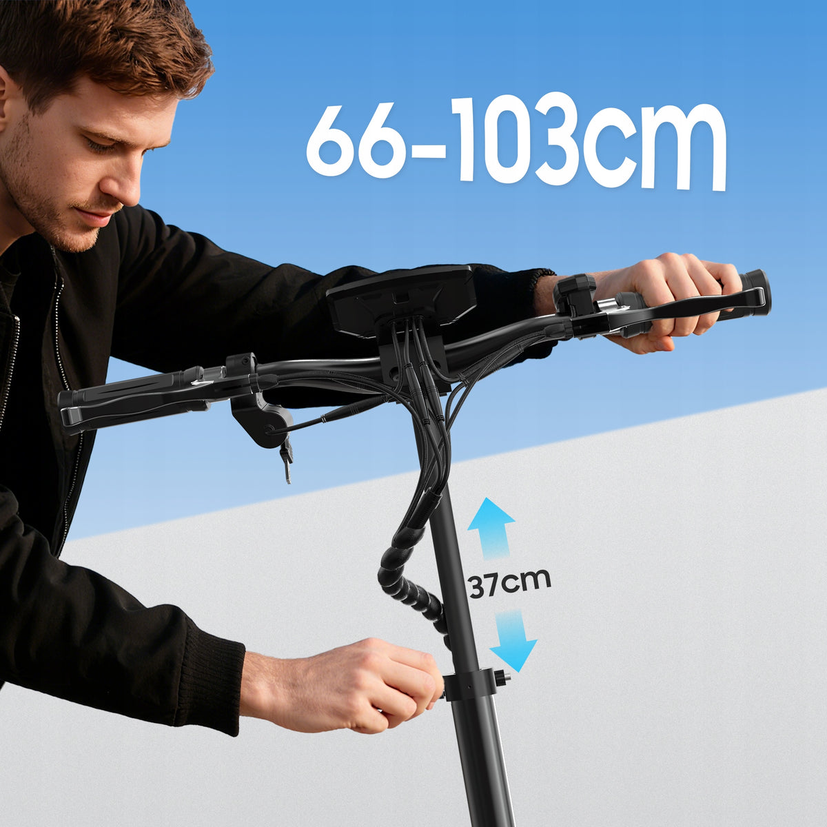 Electric Vehicle 1000W 48V 13Ah 45km/h 45km APP Women's/Male TOFUN E3S Foldability partially assembled, calibrated