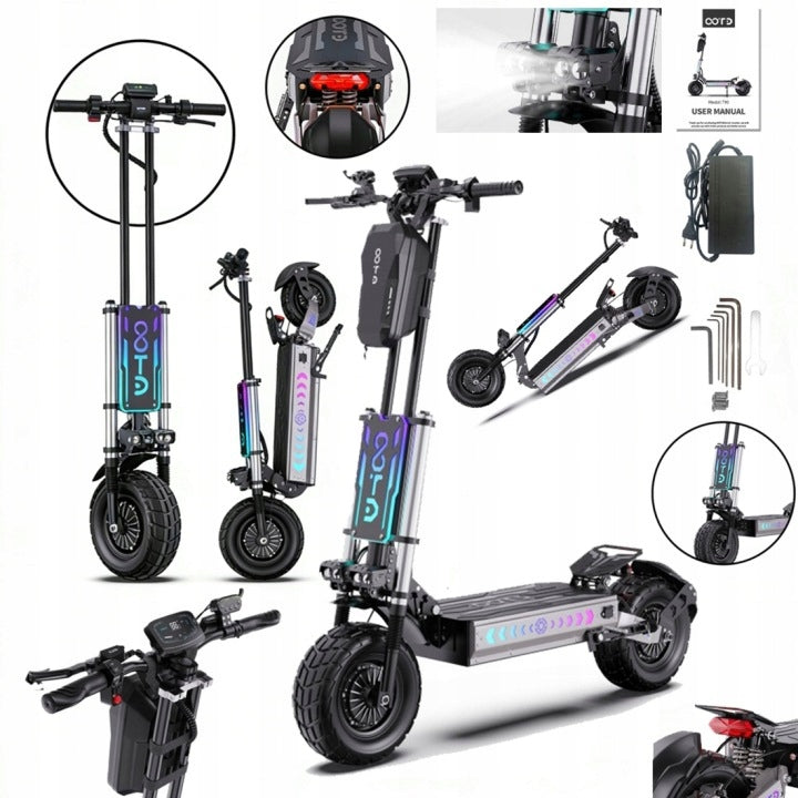 Electric Vehicle APEFOX T90 Dual Motor 6000W 100HP 31,2AH NFC
