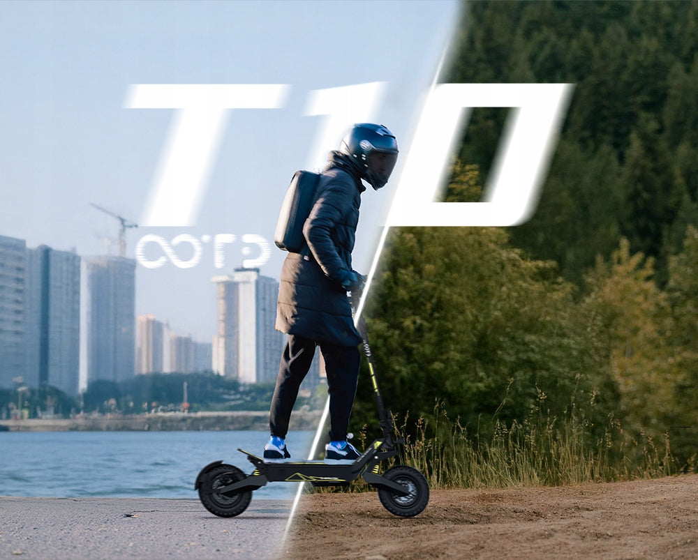 Electric Vehicle Folding OOTD T10 900W 50KM/H 11" 48V 13AH 45HP urban Weight 31 kg