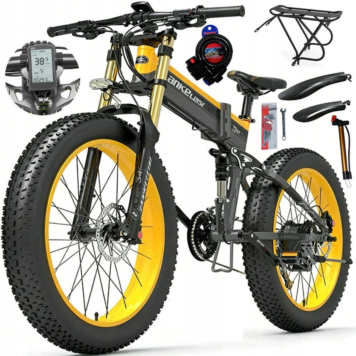 Electric Vehicle LANKELEISI XT750PLUS 1000W 17,5Ah 40KM/H 120HP Oil brake