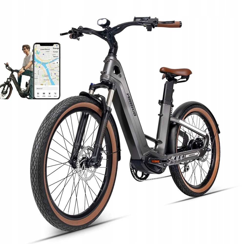 Electric Vehicles 26" Mihogo Air Max 900W 48V 19.2AH 40km/h APP+GPS
