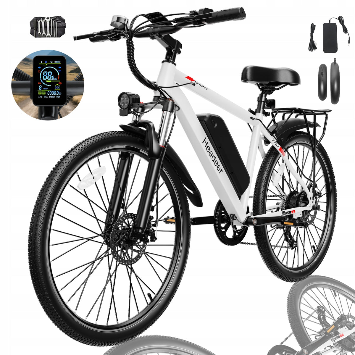 Electric Vehicles HEADEER male/female 500W 48V 13,5Ah 35km/h 80KM 26"