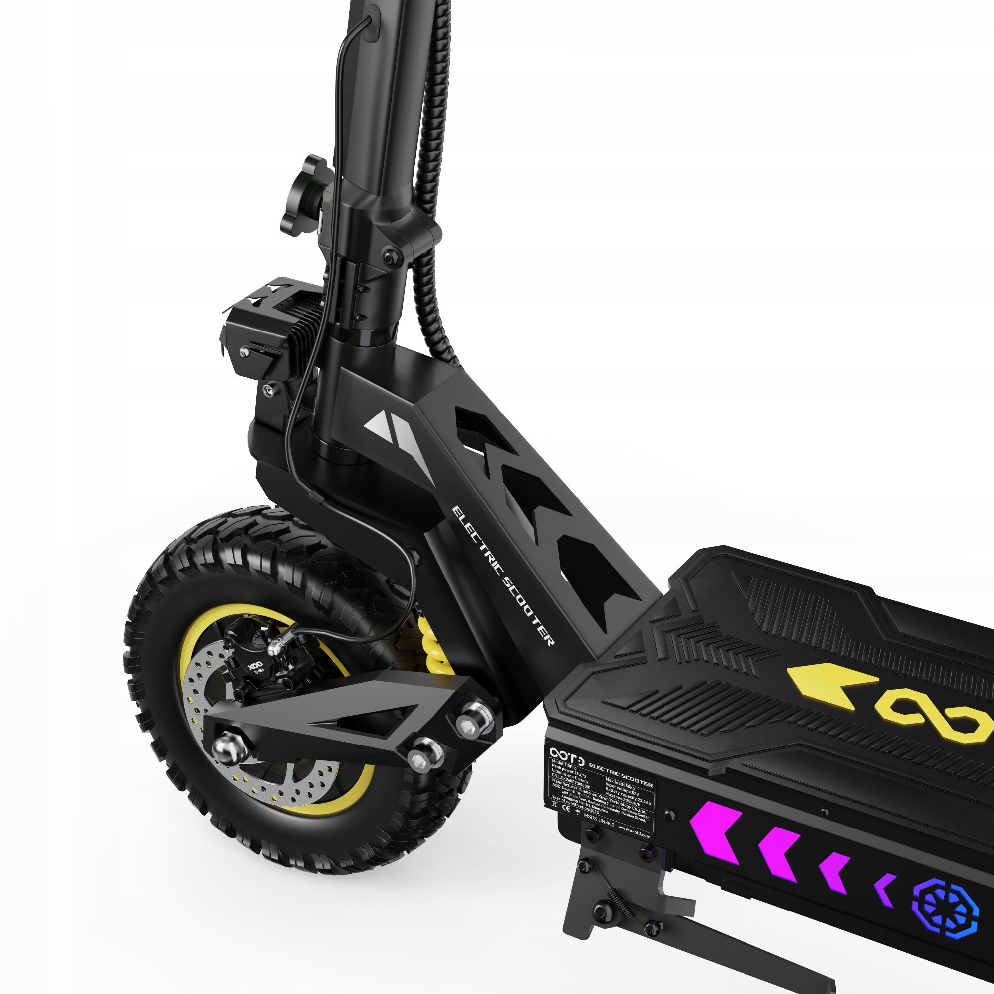Electric Vehicles OOTD T10 PRO Dual Motors 2*1300W 52V 23,4Ah 65KM/H 70KM Engine power 2600 W
