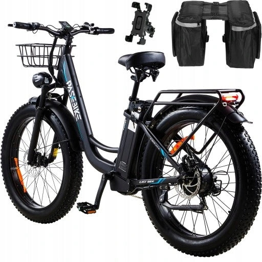 Electric Vehicles PASEBIKE P26 Mate 120HP 1500W 48V 25Ah 50KM/H 26"*4,0