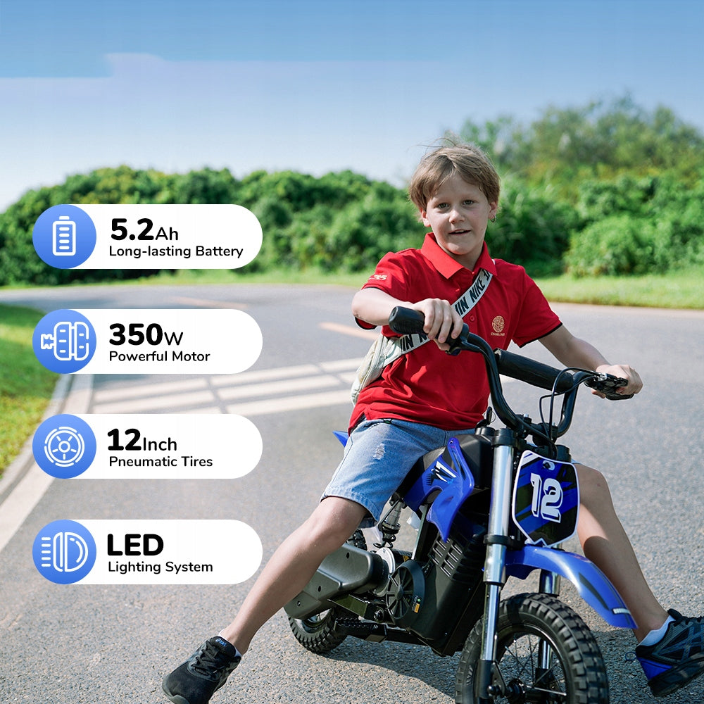 Electric Vehicles for Baby Motorcycles for 70kg to 19-22km 36V5.2Ah 350W Packaging status original