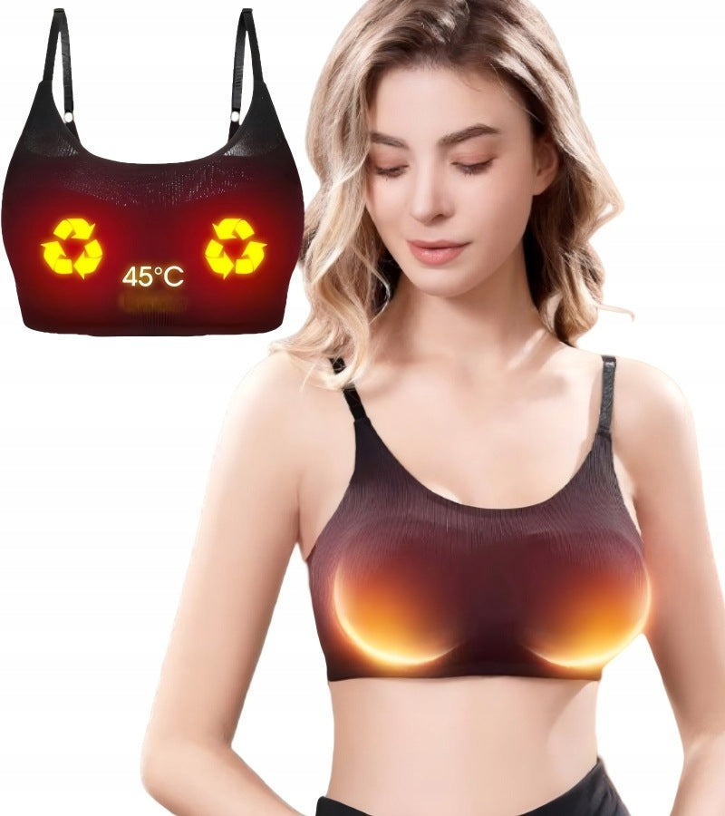 Electric Vibrating Bra Massager for Women – 2-in-1 Care & Relaxation