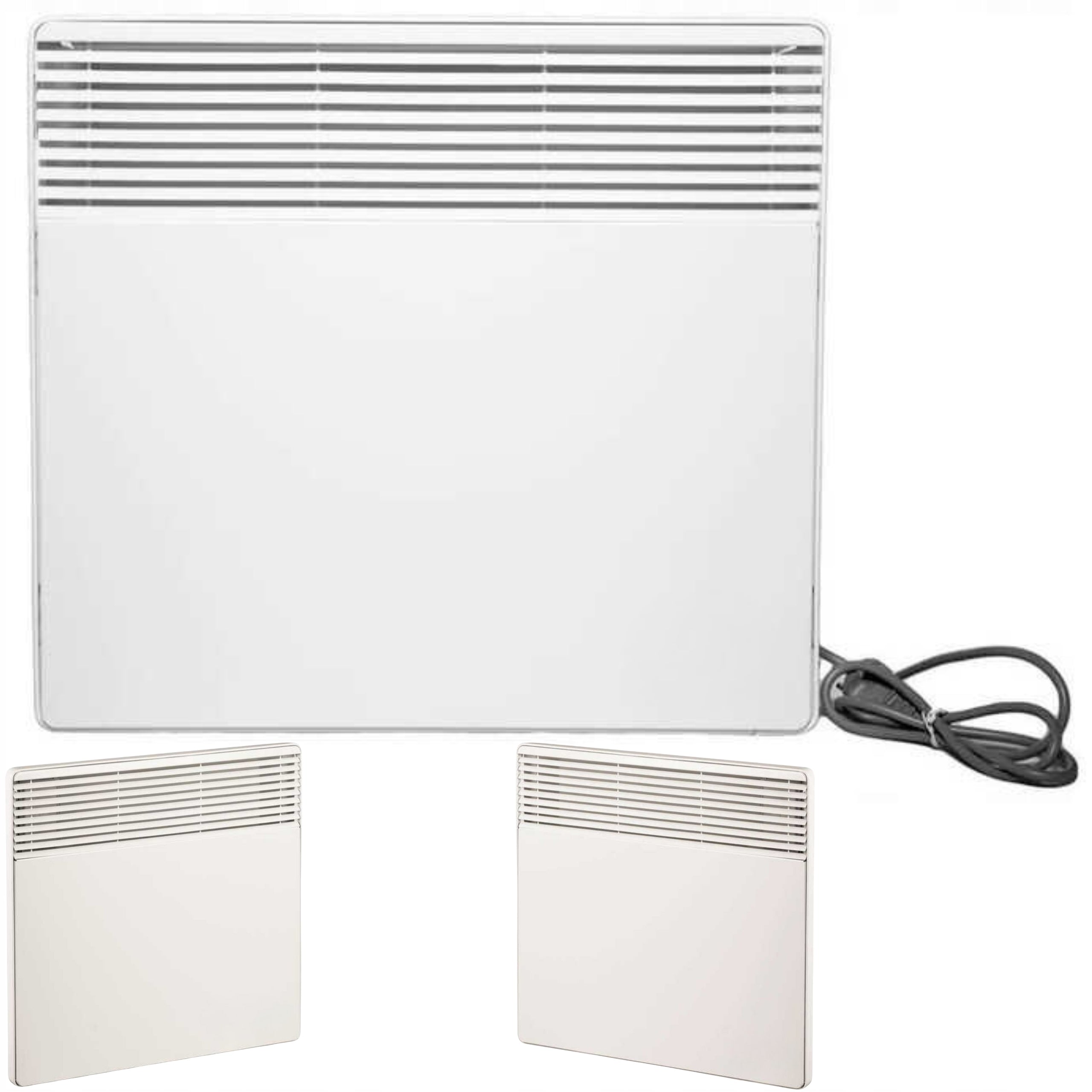 Electric Wall Mounted Convector Heater Portable 1000W 230V White