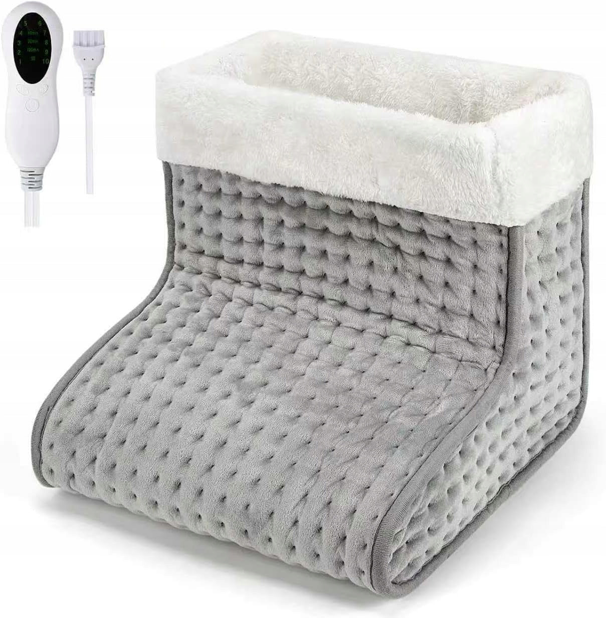 Electric Warm Heater Foot Shoe LCD Remote Control Level Adjustment