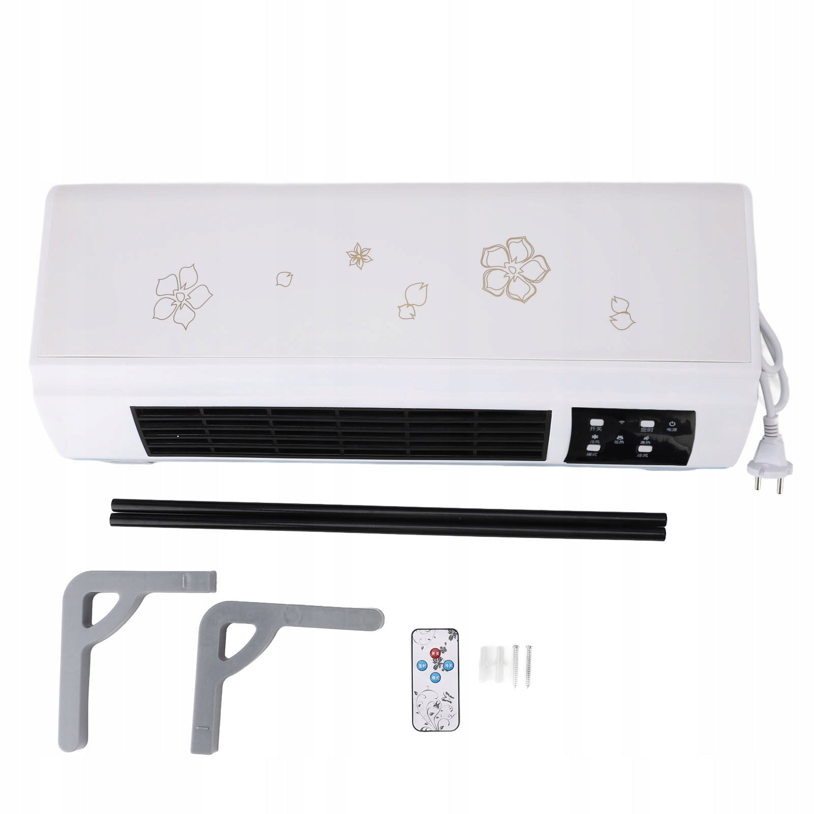 Electric air heater, fast heating Safe display
