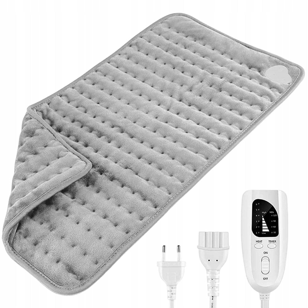 Electric backing blanket 60x30cm 6 temperatures 4 time settings laundry