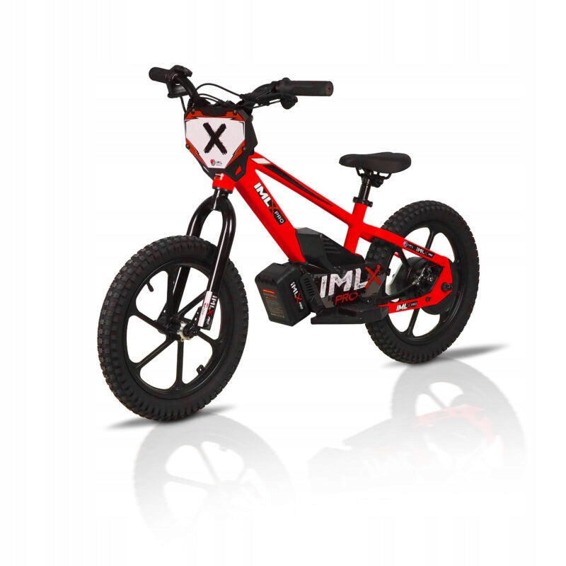 Electric balance bike IML X PRO 16” red Model Rowerek biegowy IML X PRO 16'' red