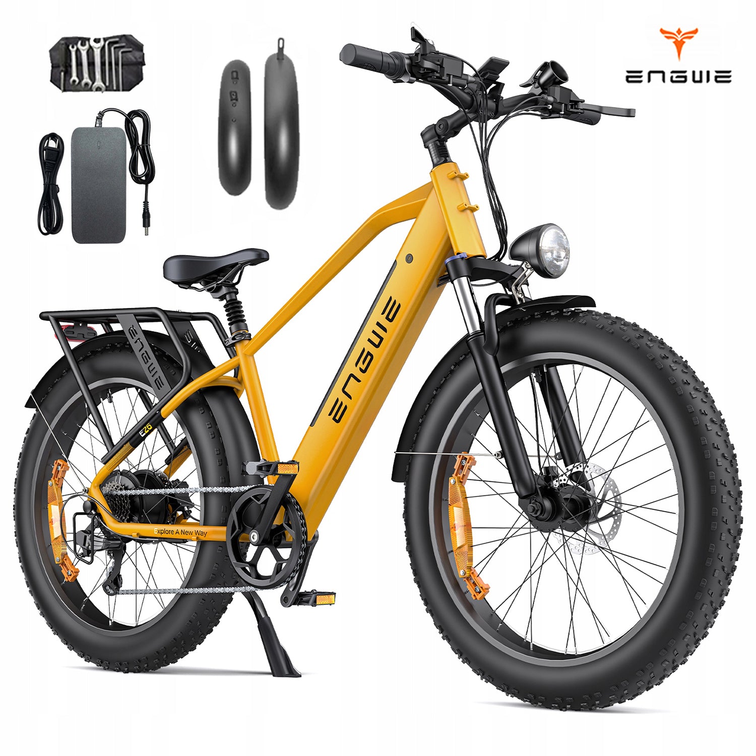 Electric bicycle Engwe E26 250 W 48V 16Ah Range 140 km Wheels 26'' Gift*3 Packaging status original