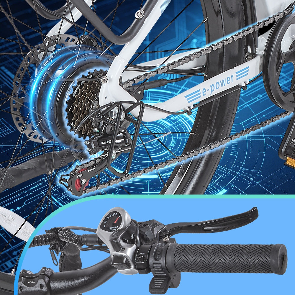 Electric bicycles ORZEL C29 250W 20Ah 25KM/H 120HP Hydraulic brakes Frame size bigger