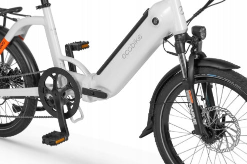 Electric bike Ecobike Rhino 15,5 inch aluminium 20' white 250 W Frame size 15.5 inch