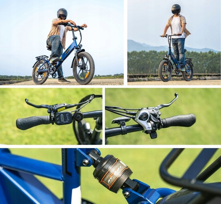 Electric bike HillMiles Mile 2 Foldable 250W 36V 13Ah 100km 20" Model HillMiles Mile2