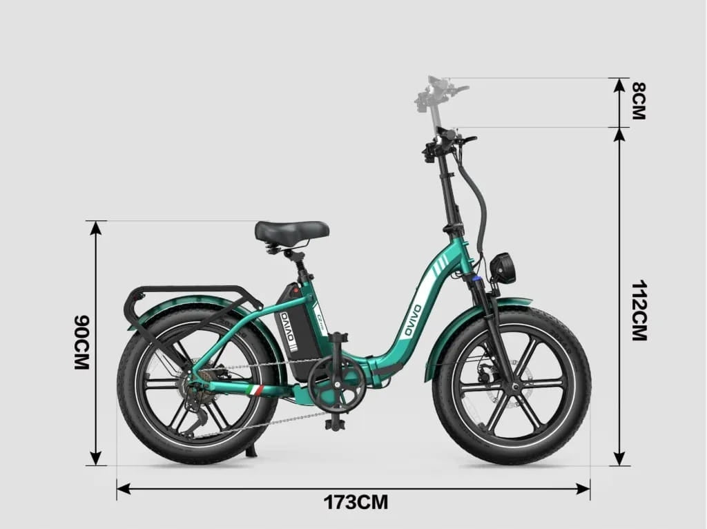 Electric bike OVIVO C2 PRO black Model Neo C2 Pro