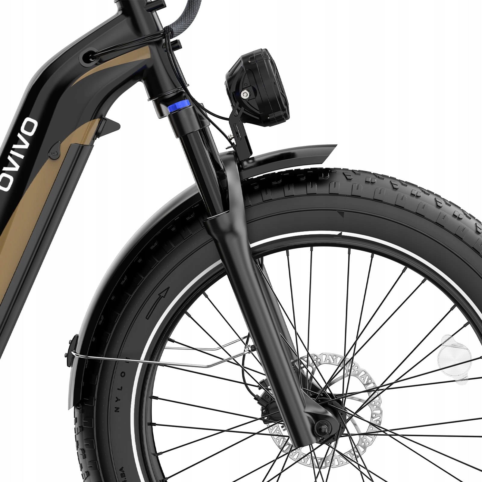 Electric bike OVIVO V6 PRO black and gold Manufacturer code OV-V6P-BKG