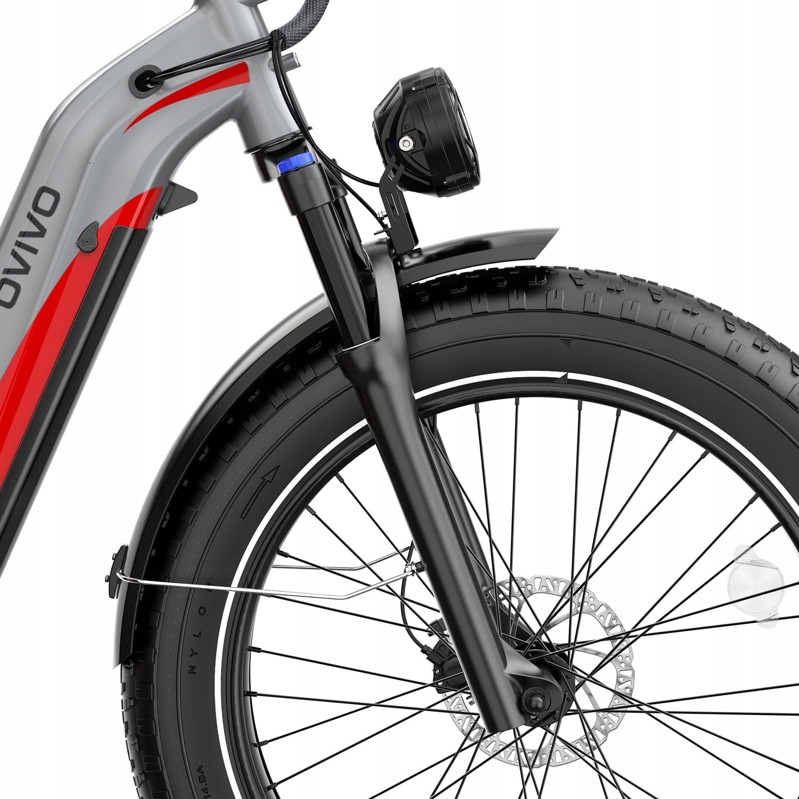 Electric bike OVIVO V6 PRO grey Frame size 18"