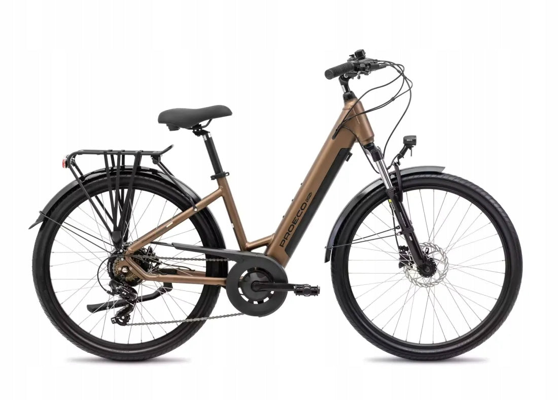 Electric bike PROECO WAVE AN 1.0 26 504WH | Brown S16''
