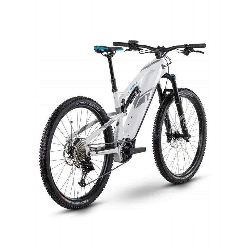 Electric bike R Raymon FullRay 150E 10.0 47cm 29" white/grey/new blue EAN (GTIN) 9010654135950