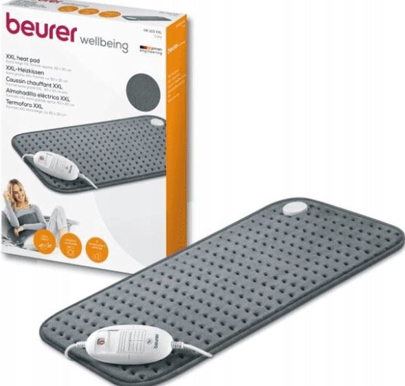 Electric blanket Beurer HK 123 grey fleece 60x30 cm 100 W