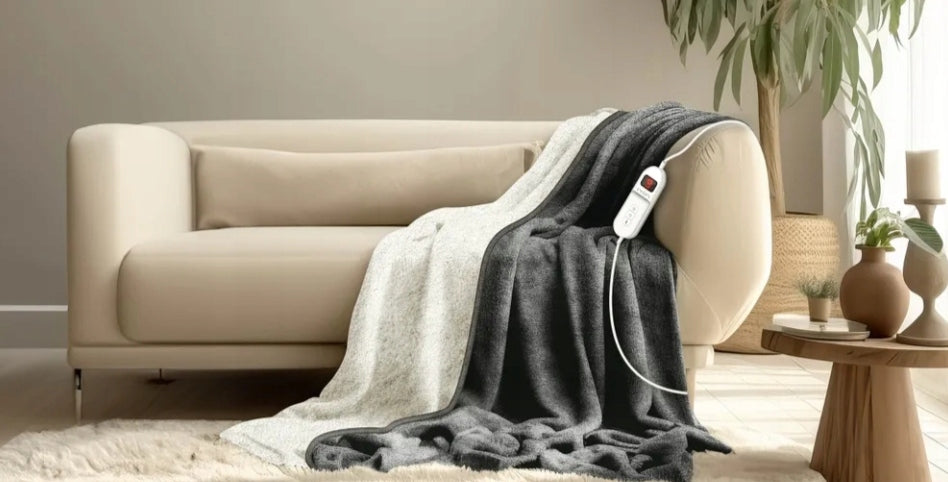 Electric blanket Fleece sinnlein WHD039 180x130cm GREY Medical device no