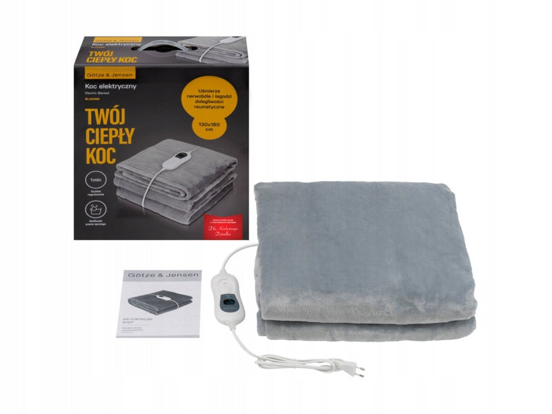 Electric blanket GÖTZE & JENSEN BL583GB Grey Brand Götze & Jensen
