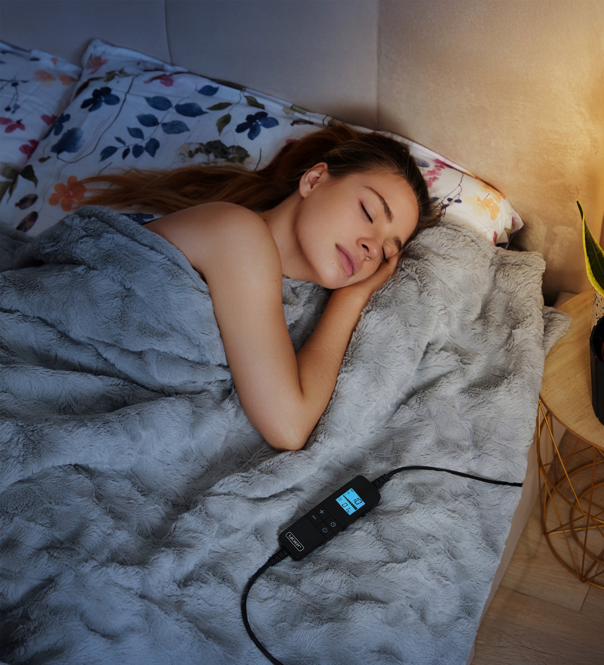 Electric blanket LARGE 180x160 Heating mat Yoer LCD remote control thick 160W +Timer Packaging status original