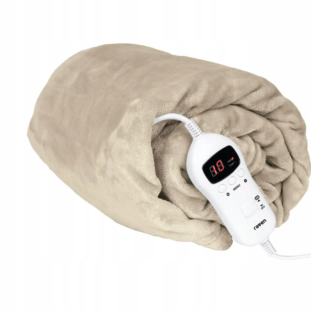 Electric blanket Raven EKE003B 160x120cm 10 degree adjustment Pilot Beige Packaging status original